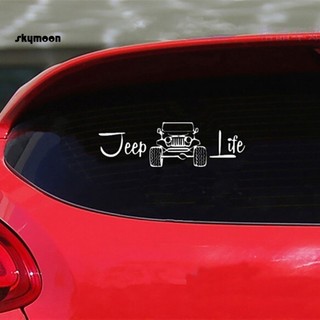 Sticker Dán Trang Trí Xe Jeep Life