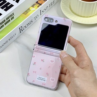 Ốp Lưng Chất Liệu TPU Họa Tiết Hoa Cho Samsung Galaxy Z Flip 5 4 3 5G Funda
