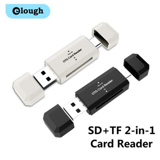 Đầu Đọc Thẻ Nhớ Tốc Độ Cao 2 Trong 1 USB 2.0 OTG TF / SD