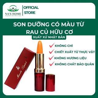 [XUẤT XỨ NHẬT BẢN] Son Không Chì Son Dưỡng Có Màu Từ Rau Củ Không Chì Marvella