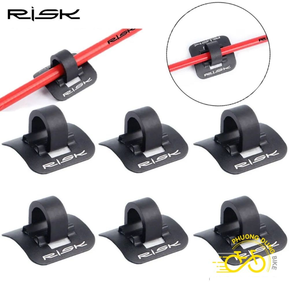 Bộ 6 Kẹp chữ C dây phanh xe đạp RISK