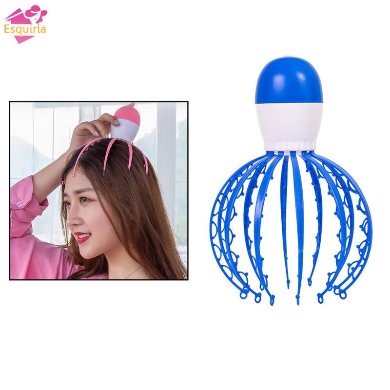 Esquirla Máy massage Đầu Hình Bạch Tuộc Giúp Thư Giãn Cho Tóc Giả