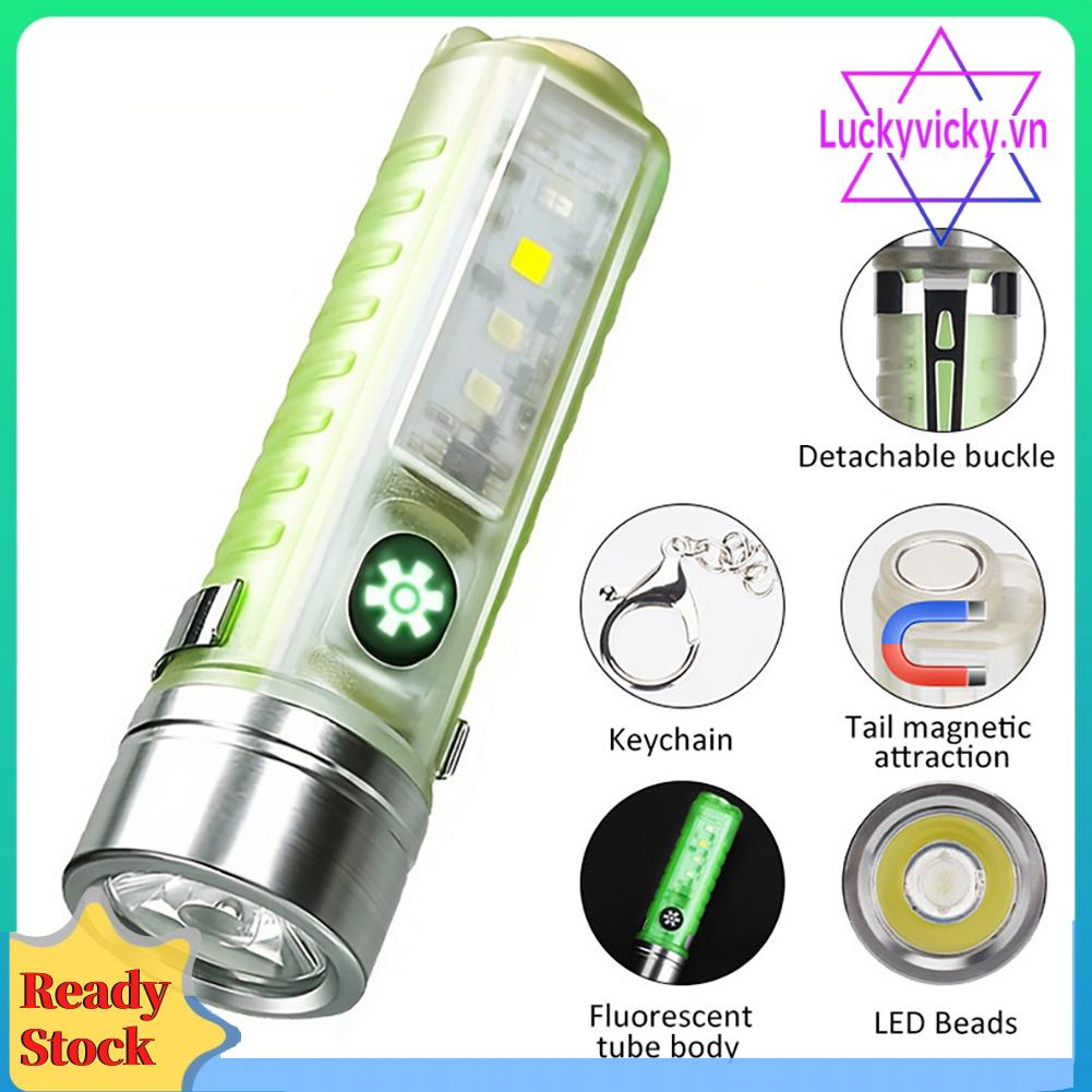 Đèn Pin led Cắm Trại Siêu Nhẹ Có Thể Tháo Rời