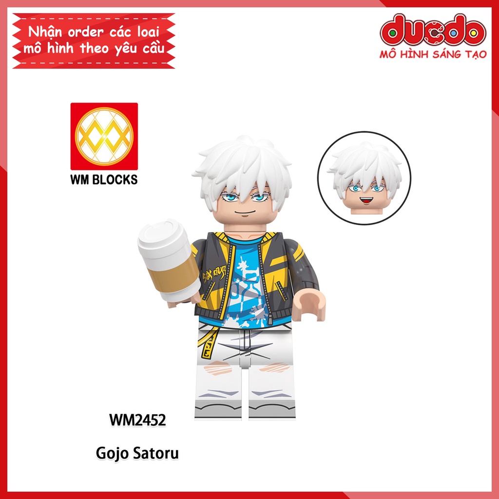 Minifigures nhân vật Anime Chú Thuật Hồi Chiến Jujutsu Kaisen - Đồ chơi Lắp ghép Xếp hình Mini Mô hình WM WM6149