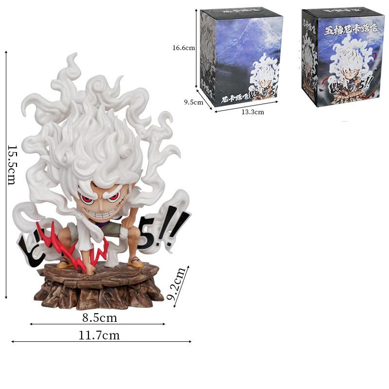 Mô hình Luffy Gear 5 Nika Action Sun God 16cm - có hộp màu