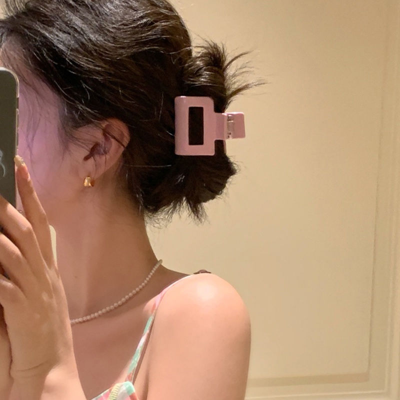 Kẹp Tóc Mini Hình Vuông Dễ Thương Phong Cách Hàn Quốc Cho Nữ YR