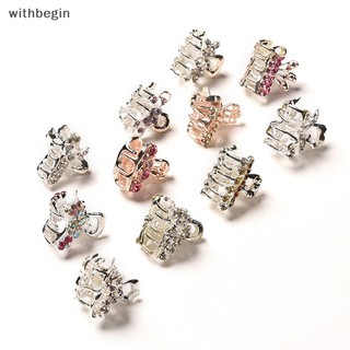 Kẹp Tóc mini Hình Hoa Pha Lê Phong Cách Mới