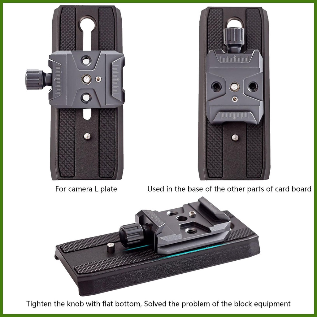 Tấm Tháo Lắp Nhanh Bằng Hợp Kim Nhôm Thông Dụng Cho Chân Đế Máy Ảnh