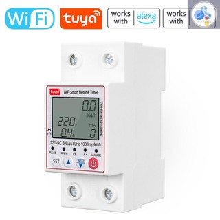 Tuya thiết bị phát wifi thông minh tự động đóng bảo vệ điện áp màn hình lcd đa chức năng tolo-9.3