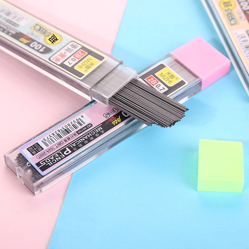 Bộ 100 Hộp Bút Chì Không Dễ Vỡ 0,5Mm / 0,7Mm