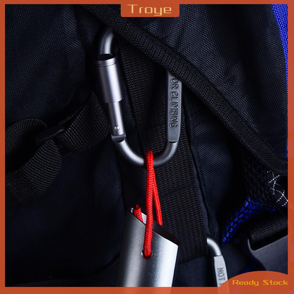 ❀ Troye troye ❀ Set 6 Móc Khóa Cắm Trại Hình Chữ d Bằng Hợp Kim Nhôm