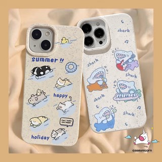 Ốp Điện Thoại Hình Chó / Mèo / Cá Mập Cho iphone 7plus 11 12 15 13 14 pro max xr 15 6 6s 8 7 plus x xs max se 2020