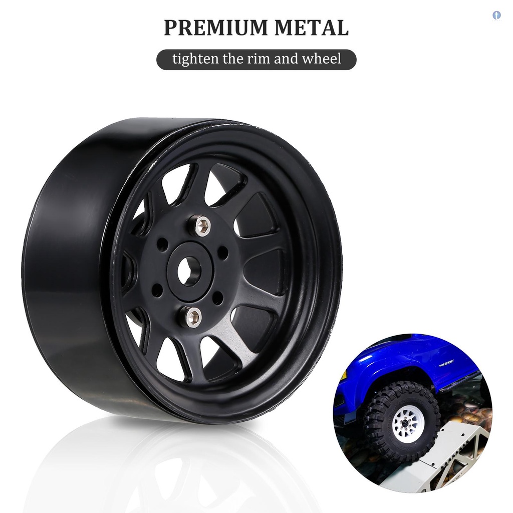 TRAXXAS Set 4 BáNh Xe Kim LoạI 1.9 Inch VớI axial scx10 axi03007 90046 Traxas trx4 redcat gen8 rc