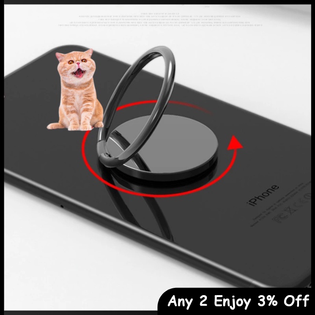 Zevaret Nhẫn Đỡ Điện Thoại Sáng Tạo Thích Hợp Làm Quà Tặng