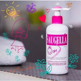 Dung dịch saugella 200ml – dung dịch vệ sinh cho vùng kín của bé gái