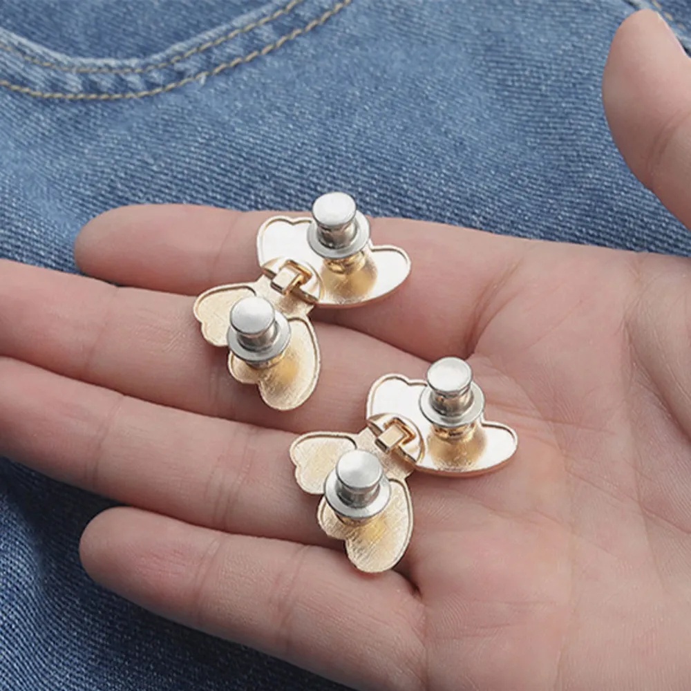 Nút Thắt Eo Bằng Kim Loại Hình Bướm Có Thể Điều Chỉnh Và Tái Sử Dụng