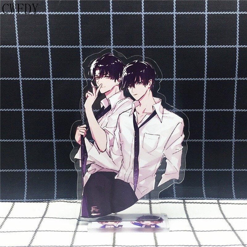 Mô hình Standee Triêu Du Ngụy Trang Học Tra Mộc Tô Lý Hạ Triều Tạ Du đam mỹ Bloves Manhua