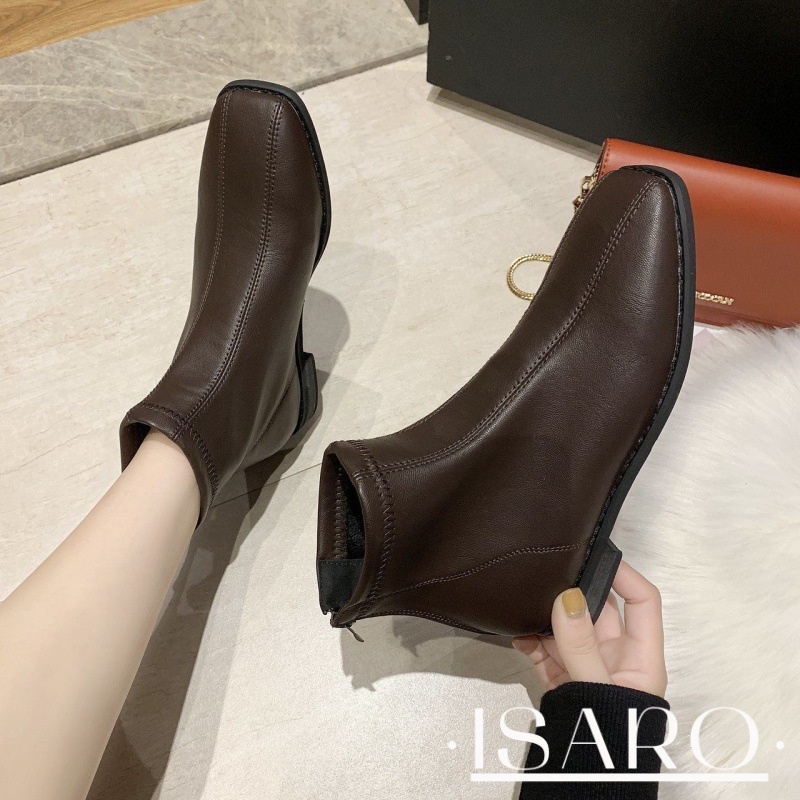 ISARO giày nữ boot nữ 2023 HOTSALE Phong cách đường phố Pháp cổ điển 36Z230910