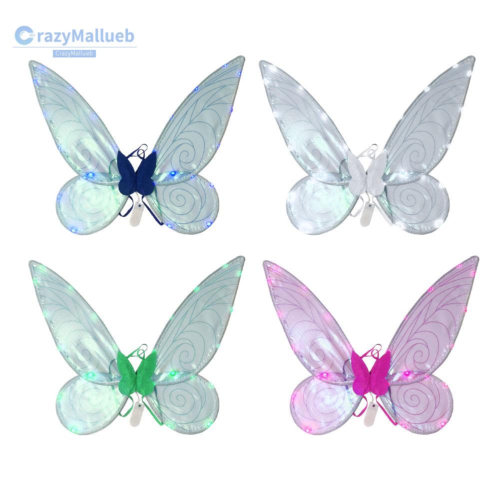 Cánh Tiên Đèn led Phát Sáng Biểu Diễn Thú Cưng Chó Mèo Cánh Bướm Cho Tiệc Giáng Sinh halloween