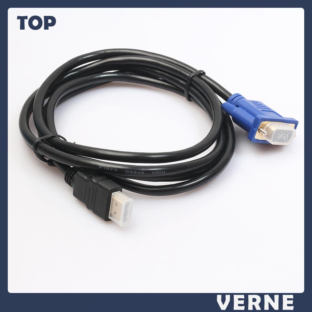Dây Cáp Chuyển Đổi hdmi Sang vga hd 15pin 1080p 6ft