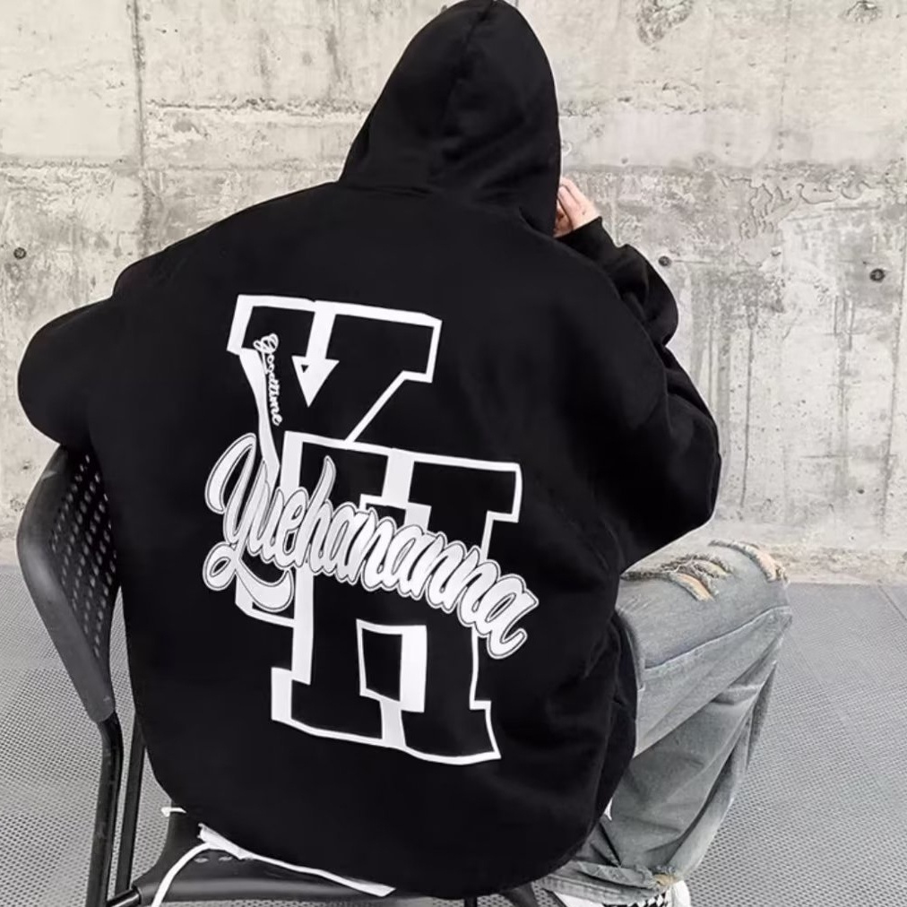 Áo Khoác Hoodie Phong Cách Đường Phố Thời Trang Xuân Thu Cho Nam Giới