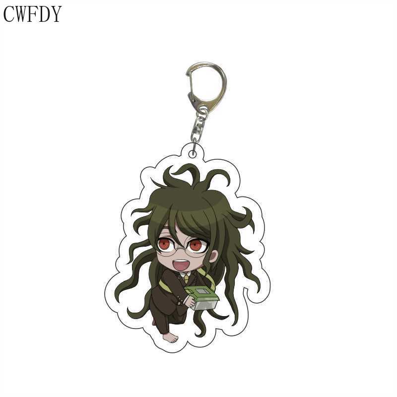 Móc khóa 100 Styles Anime Danganronpa Double Sided Acrylic Keychain Game Figures Nanami ChiaKi Nagito Komaeda