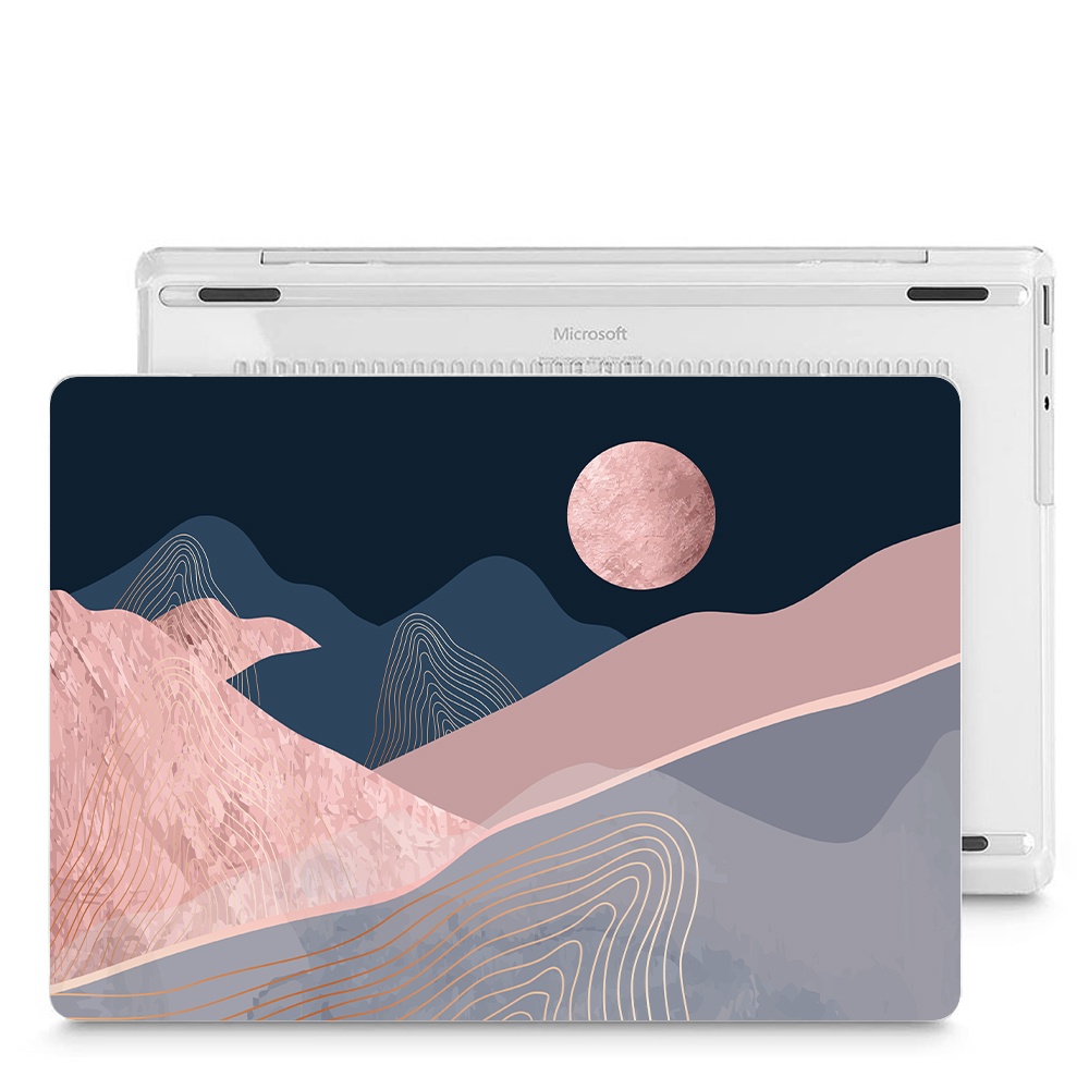 Mới Bao Da Máy Tính Bảng Họa Tiết Vân Đá Cho microsoft surface laptop go 13.5 12.4 inch 15 Ốp