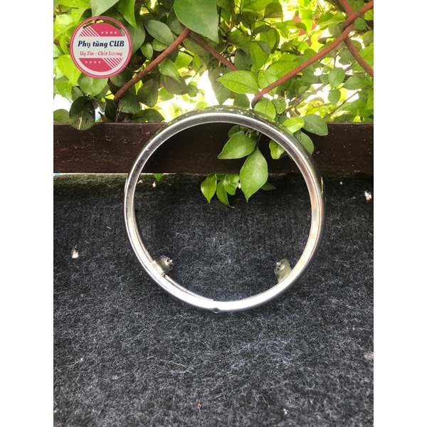 Vòng đèn xe cub 78-81-86 inox