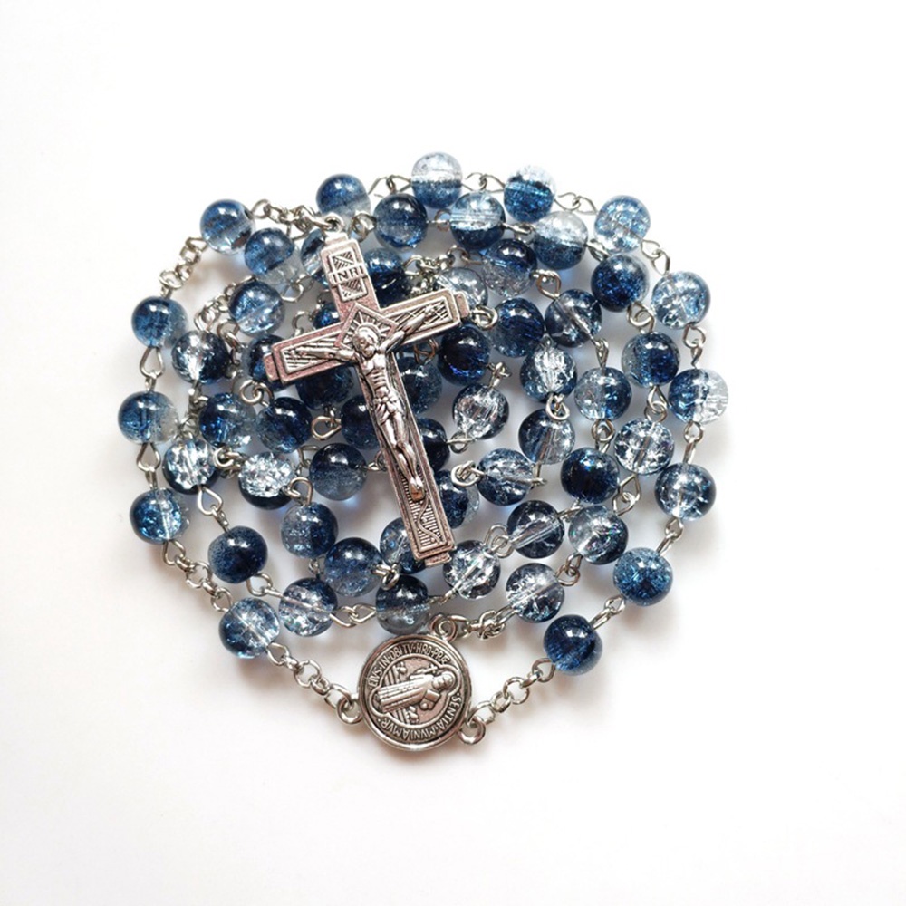 Chuỗi Hạt Cầu Nguyện st.benedict exorcism medal fatima Cucifix