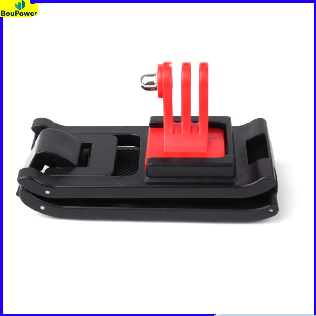 Boupower Kẹp Gắn Ba Lô Bằng Nhựa Màu Đen Cho camera Thể Thao gopro osmo