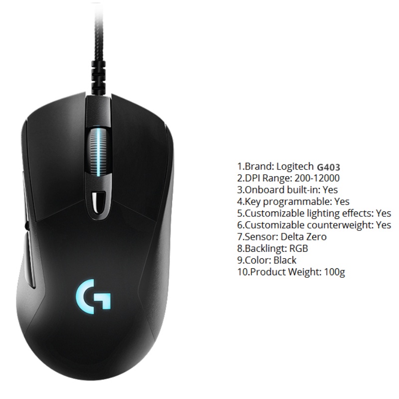 Chuột Không Dây Chơi Game g304 g703 g306 g707 g403 g402 g302 g102