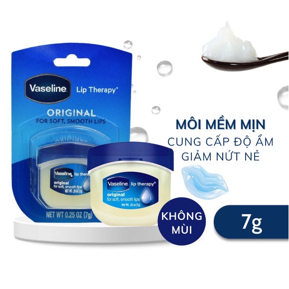 Sáp Dưỡng Môi Mềm Mịn Vaseline 7g Lip Therapy
