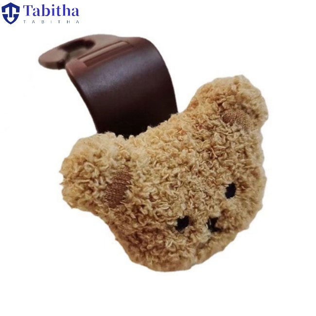 Tabitha 1 Cặp Móc Treo Đồ Hình Đầu Gấu Hoạt Hình Gắn Ghế Ngồi Xe Hơi