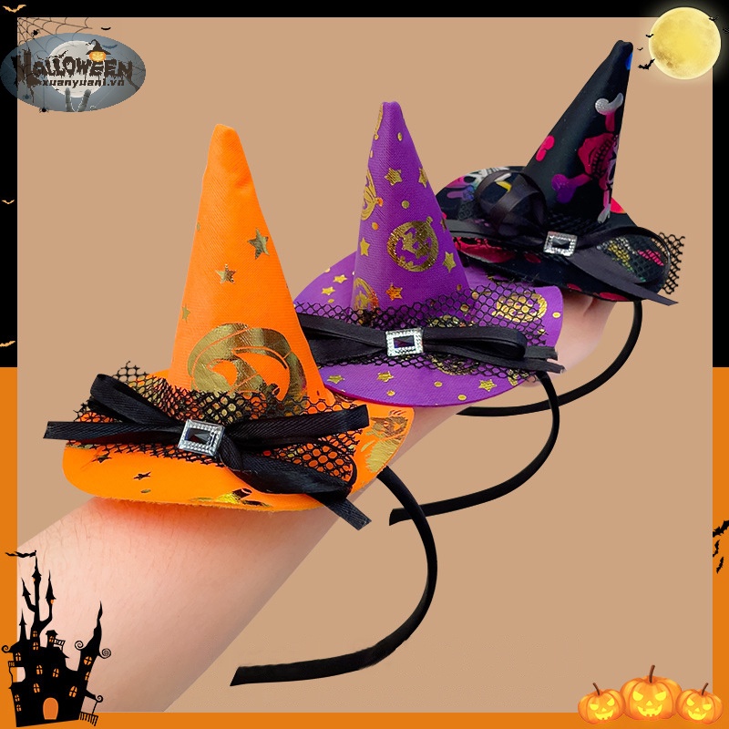 Băng Đô Cài Tóc Hóa Trang Bộ Xương Bí Ngô halloween