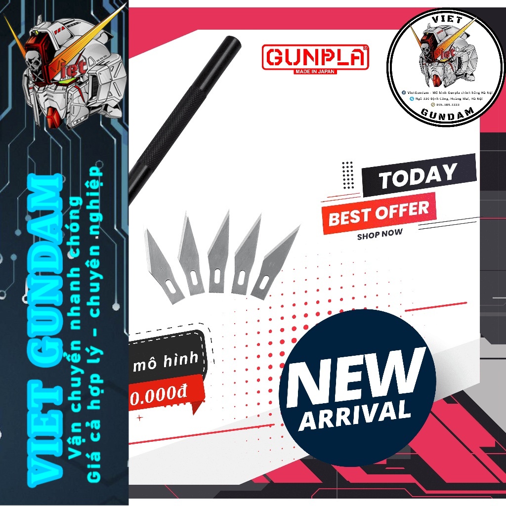 Dao gọt mô hình Gundam