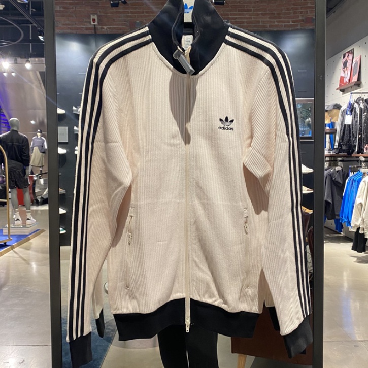 Áo Khoác Thể Thao adidas Chính Hãng 100% Phối Ba Sọc Cổ Đứng Dành Cho Nam Và Nữ hr3307