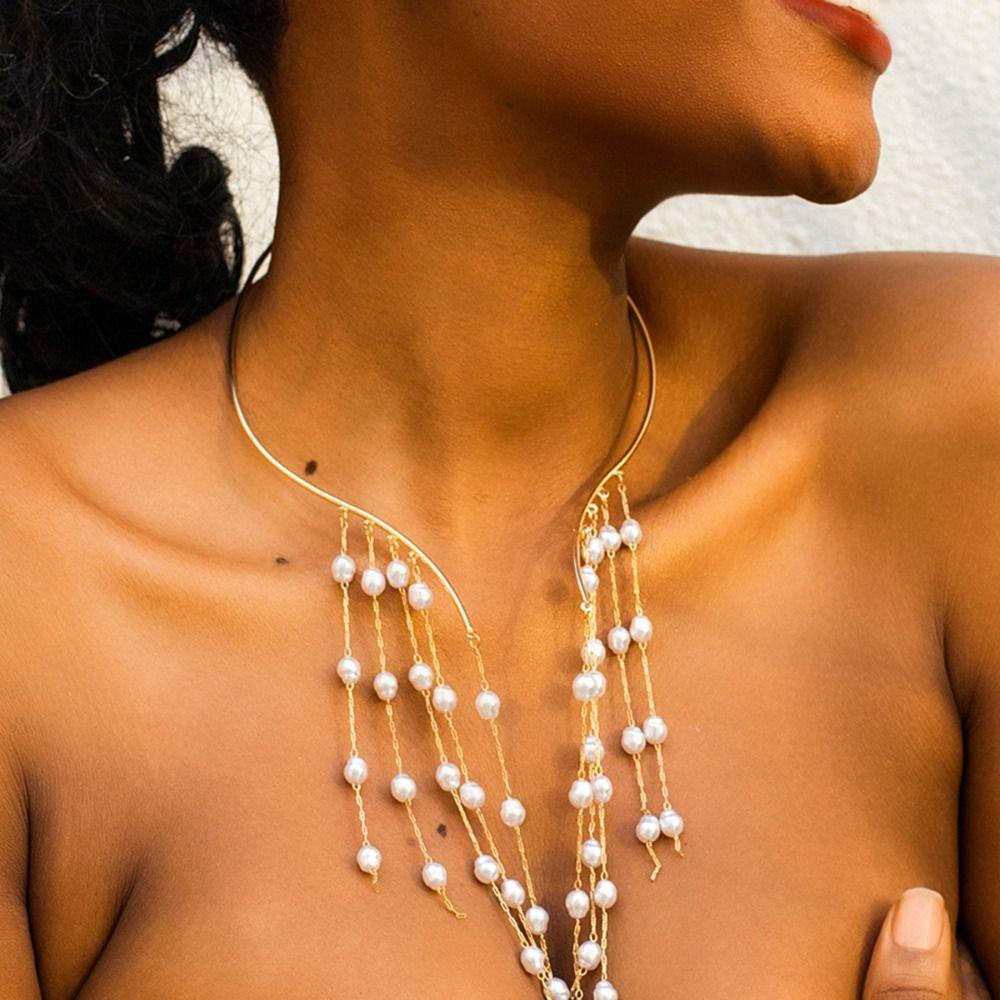 Keene Vòng Cổ choker Dáng Dài Tua Rua Đính Đá Pha Lê Phong Cách Gothic vintage Quyến Rũ Cho Nữ