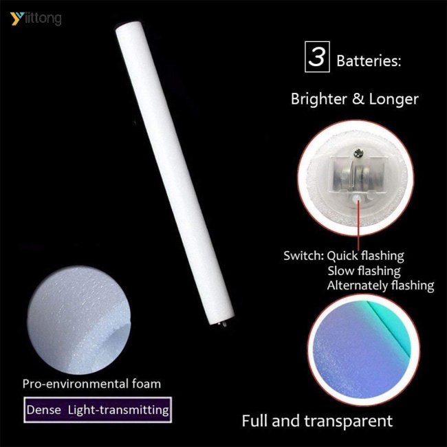 Yt- Que Đèn led Nhiều Màu Sắc Dùng Trang Trí Tiệc Cưới / Sinh Nhật