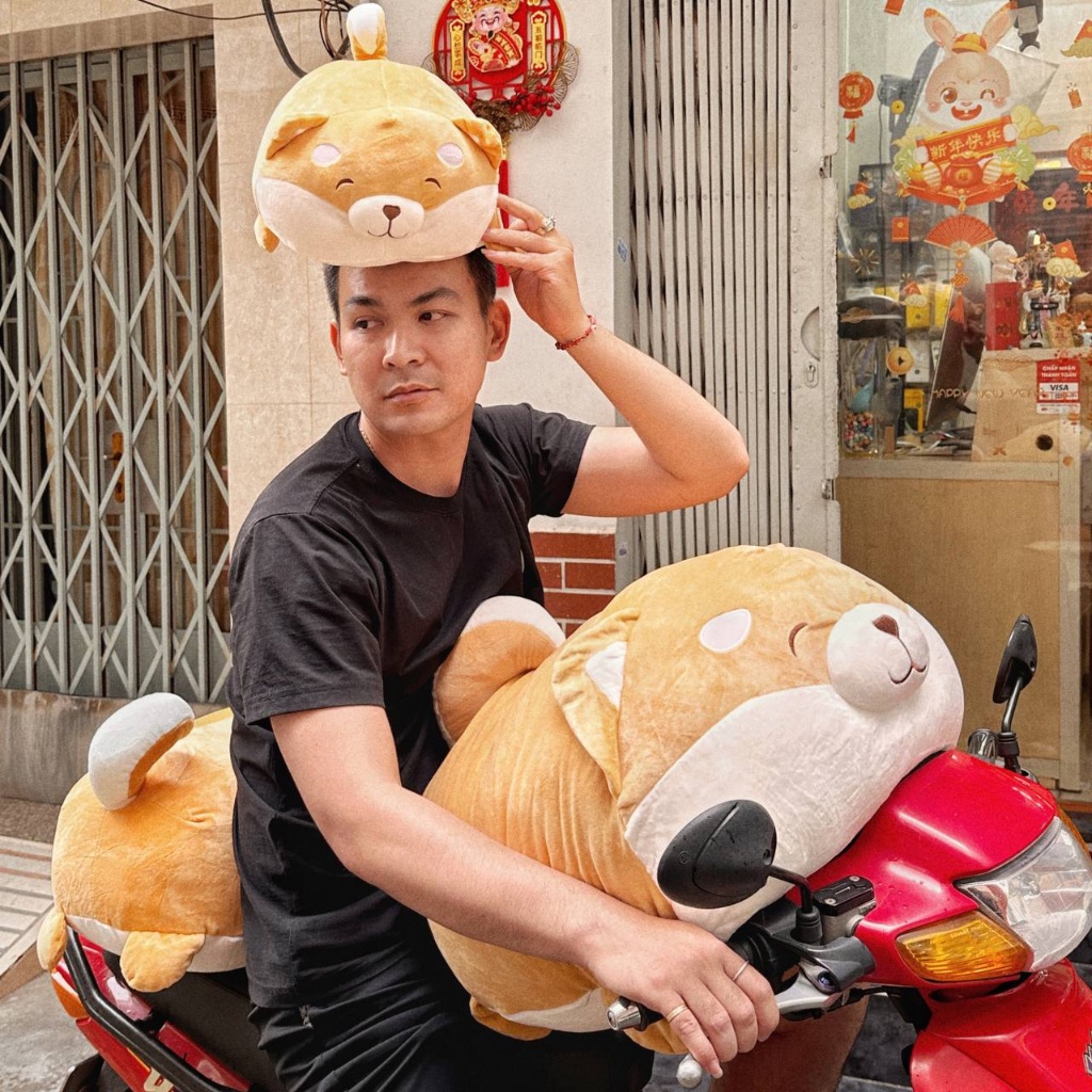 Thú nhồi bông Chó corgi hột mít tròn lũm- Gấu bông hình chó corgi Ngyễn Gia group Cao Đạt Q5