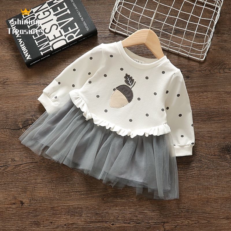 Đầm bé gái BALDAUREN KLQ23919TE 38Z230918 thời trang công chúa dễ thương đẹp mắt mới 2023