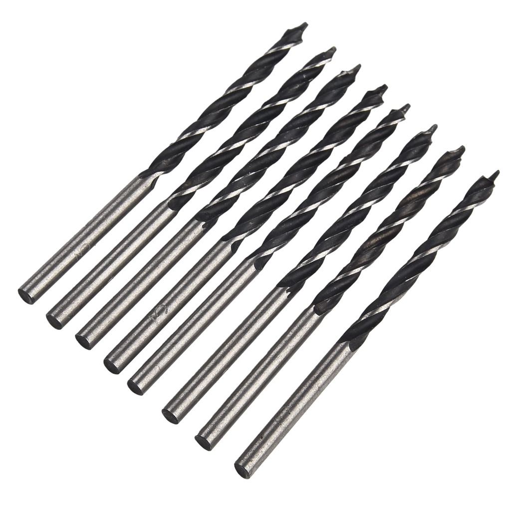 Bộ 8 Mũi Khoan Thép carbon Dùng Làm Gỗ Nhân Tạo