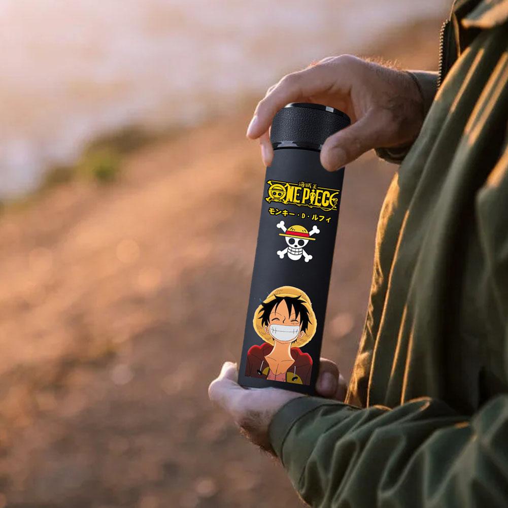 One Bình Nước Giữ Nhiệt Bằng Thép Không Gỉ l2t6 Họa Tiết Hoạt Hình one piece