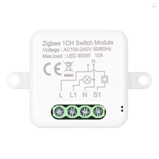 Mini Zigbee Smart Switch Relay Module - Compatible with Alexa and Google Home