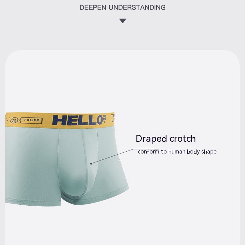 Quần Lót Thể Thao Siêu Mỏng Thoáng Khí Thời Trang Mùa Hè Cho Nam Giới