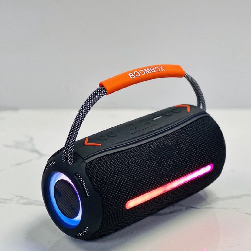 Loa bluetooth JBL BoomBox 360 phiên bản mới 2023 độ đèn led cùng âm thanh bass căng công suất 20w pin trâu LINKEETECH