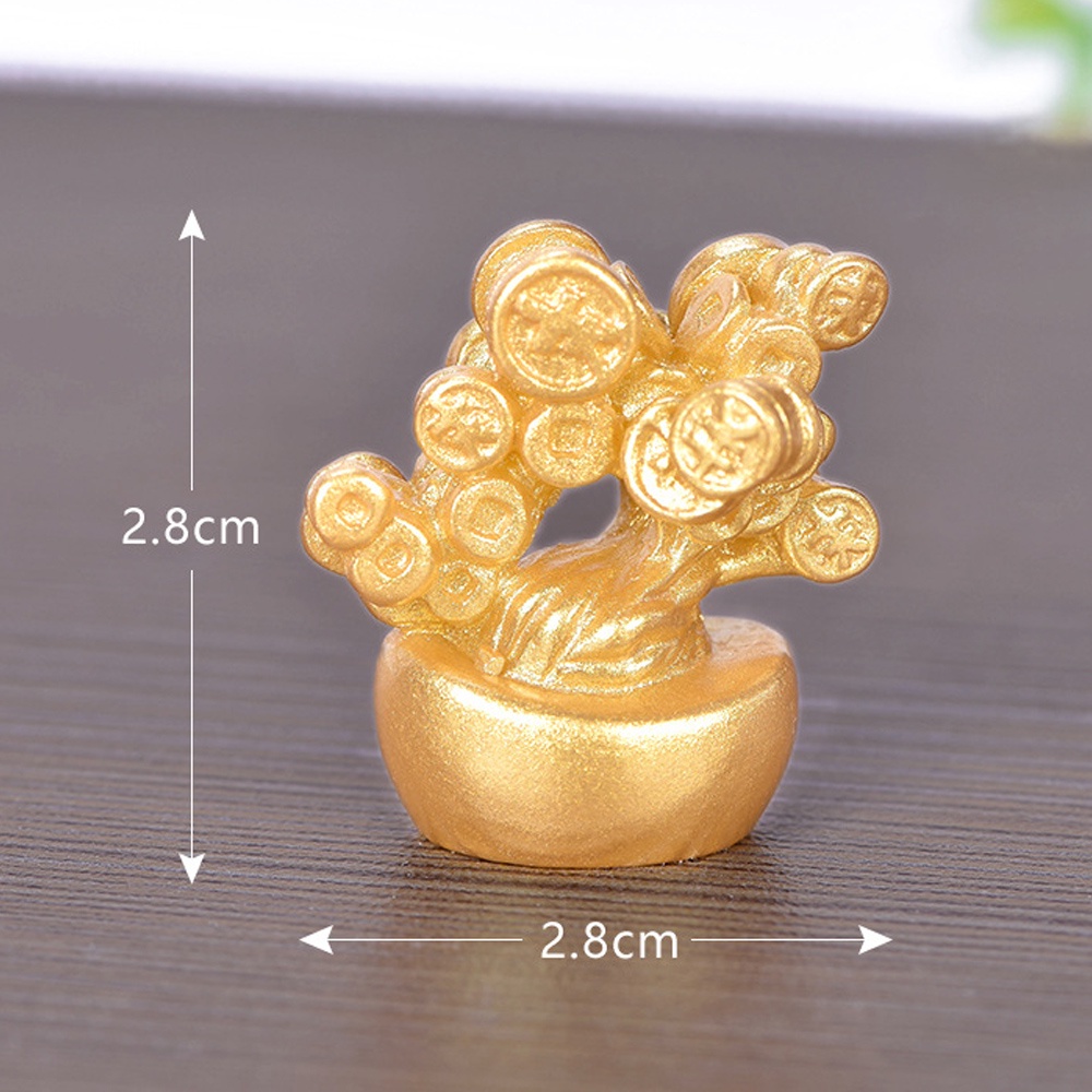 Mới Tượng Rồng Vàng Mini Trang Trí Tiểu Cảnh Để Bàn Văn Phòng / Nhà Cửa