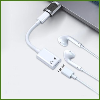 Dây cáp chuyển đổi âm thanh usb c sang jack cắm 3.5mm & 3.5mm