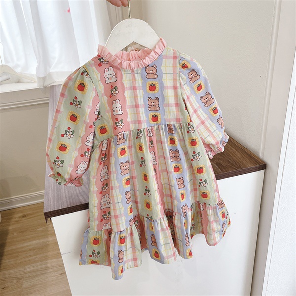 VÁY ĐUÔI CÁ DÀI TAY -2220