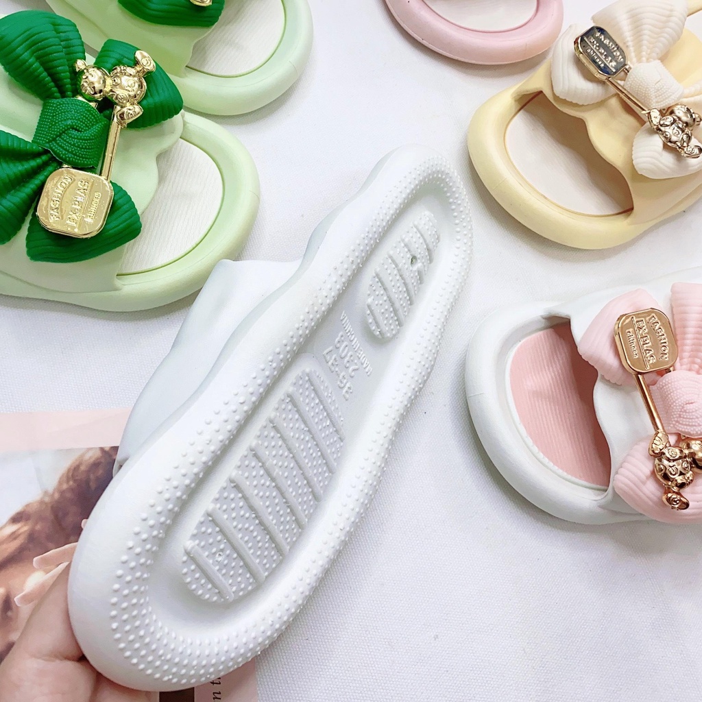 JY390-A4  - Dép Nữ Mới Đế Dày Chống Trơn Trượt Mùa Hè, Dễ Thương Êm Chân