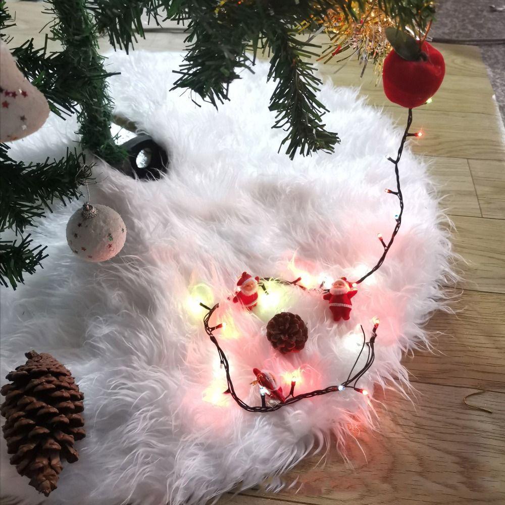 Thảm Lông Nhân Tạo Mềm Mại Trang Trí Cây Thông Noel